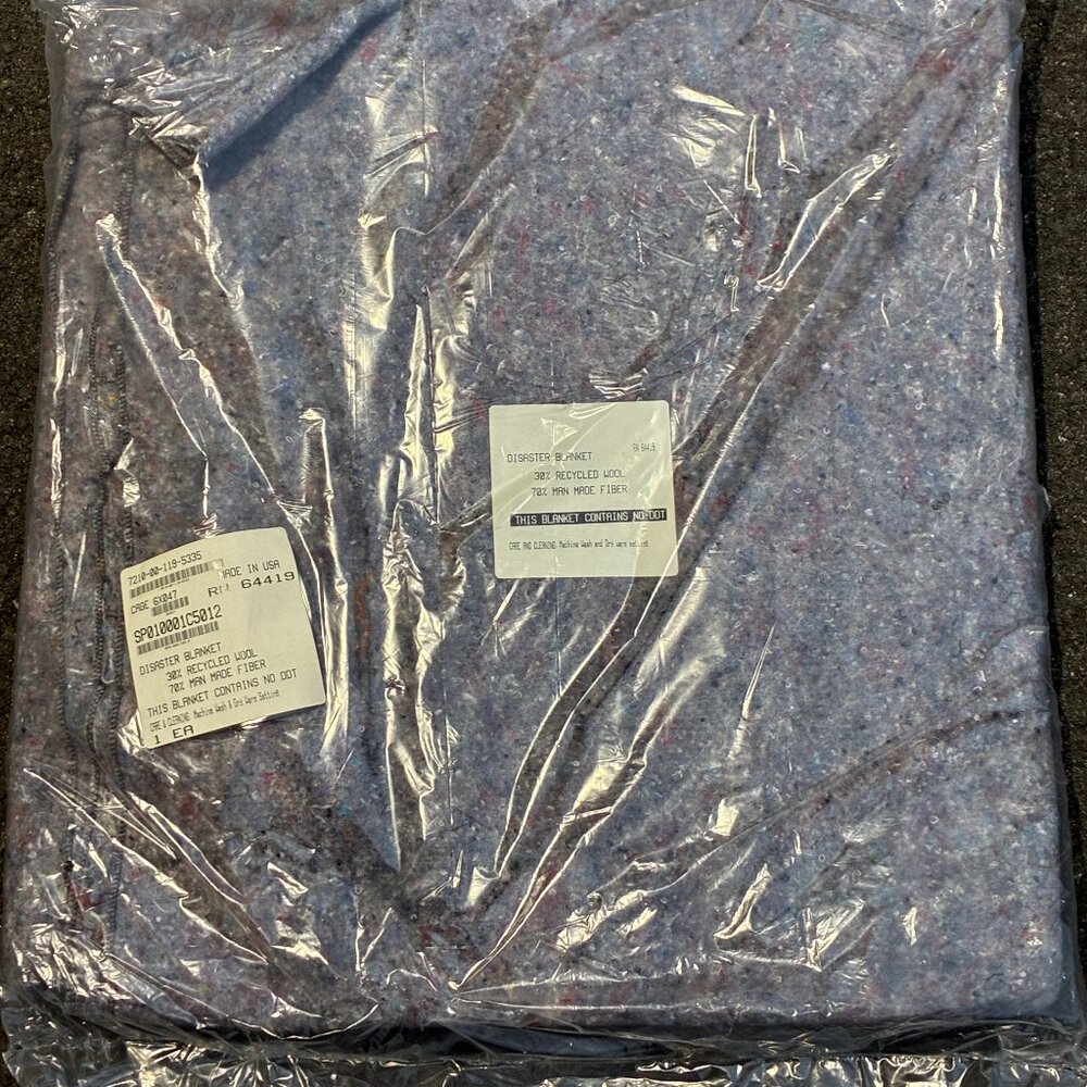 NEW US Military Issue Disaster Blanket RN64419 Emergency Relief Rescue